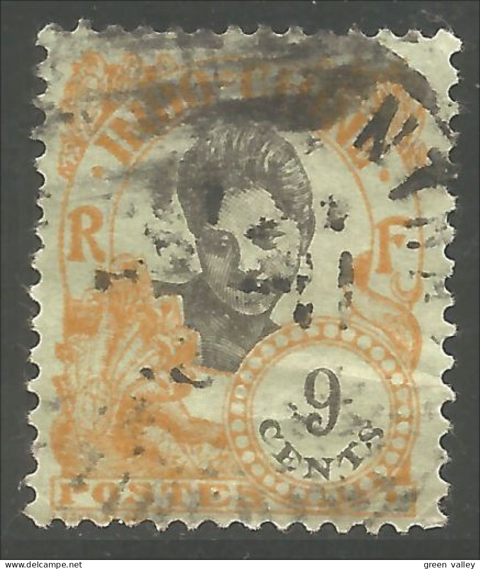 379 Indochine 1922 9c (f3-CHI-71) - Used Stamps