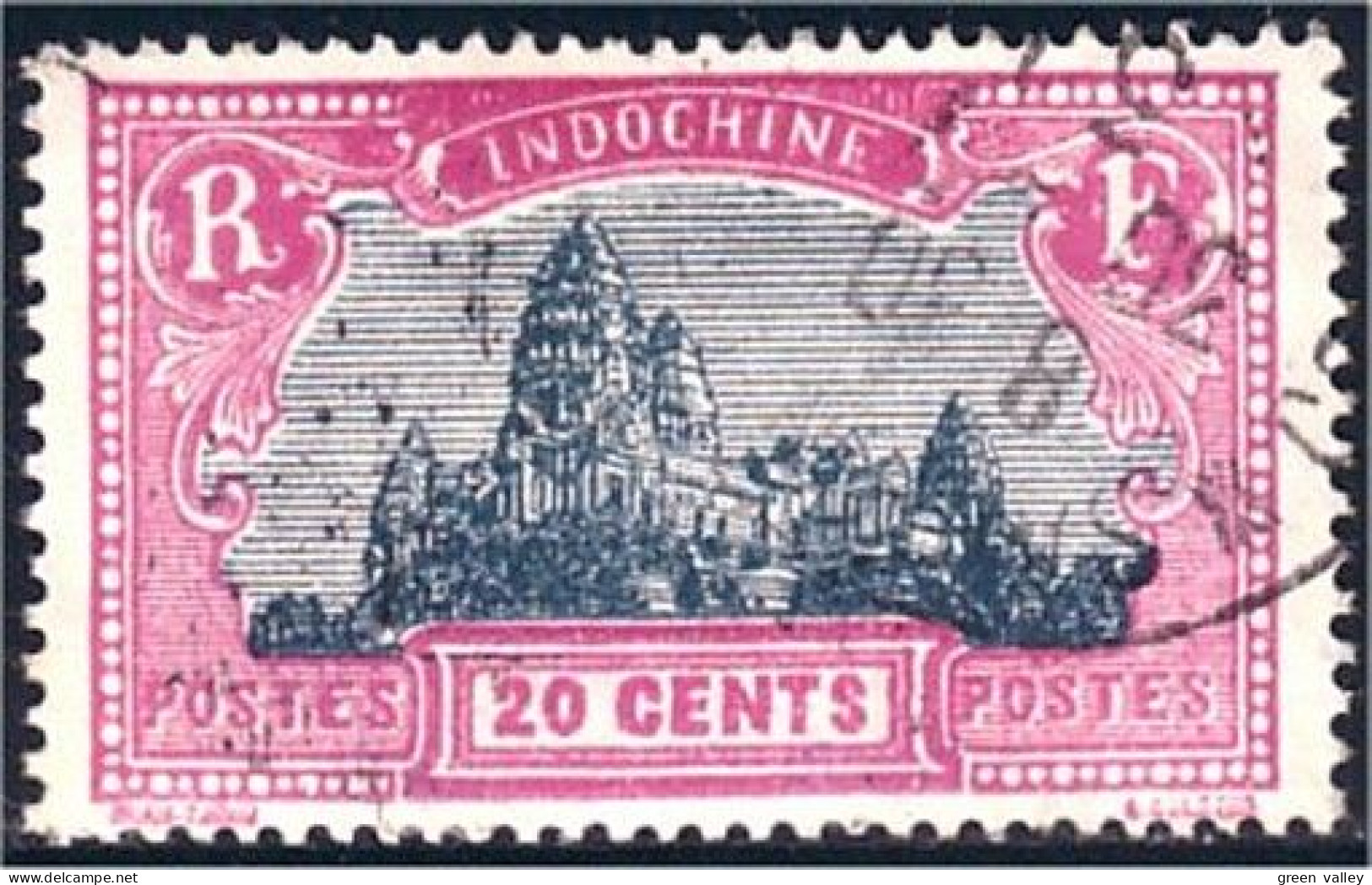 379 Indochine Temple D'Angkor Tres Beau (f3-CHI-61) - Oblitérés