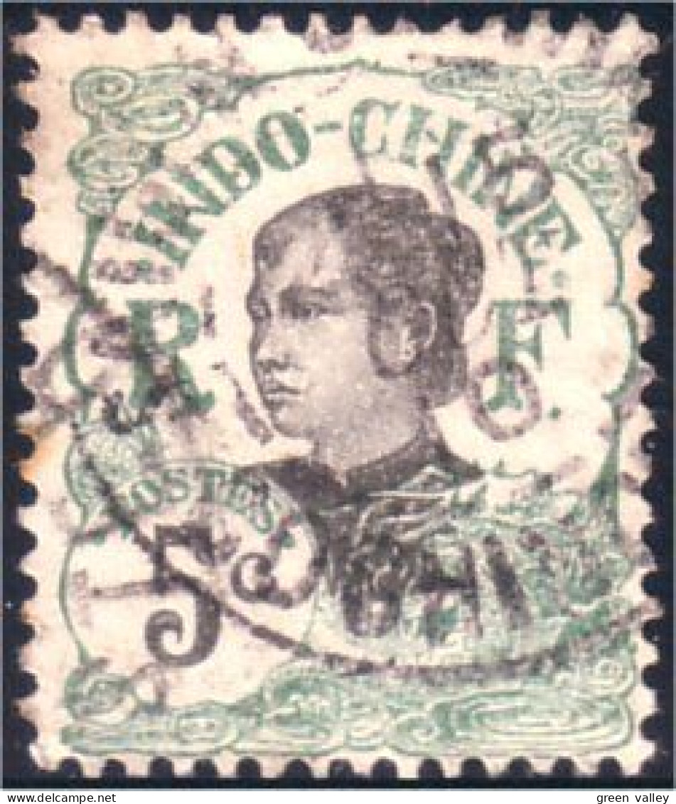 379 Indochine 5c Annamite (f3-CHI-35) - Used Stamps