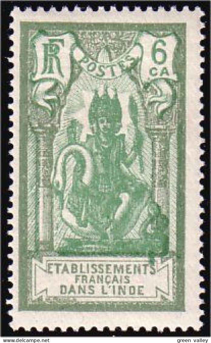 378 Inde Francaise 6 Ca MH * Neuf (f3-EIN-49) - Unused Stamps