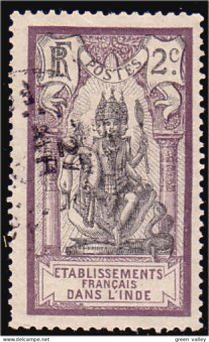 378 Inde Francaise 2 C (f3-EIN-28) - Oblitérés