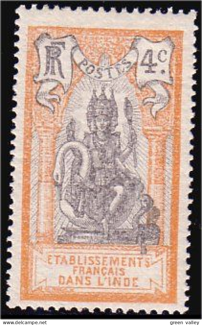 378 Inde Francaise 4c MH * Neuf Defaut (f3-EIN-30) - Nuevos