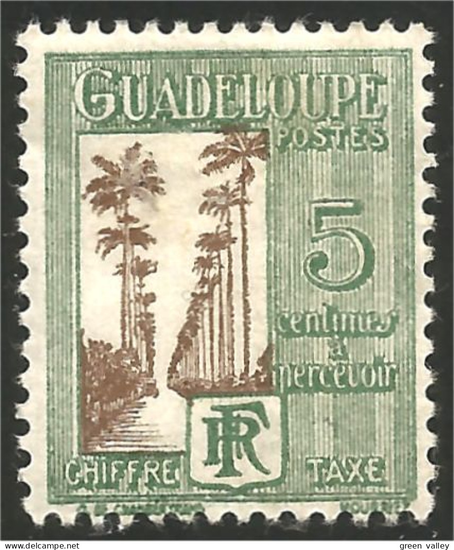 377 Guadeloupe Arbres Cocotiers Coconut Trees Coco Koko MH * Neuf (f3-GUA-56) - Unused Stamps
