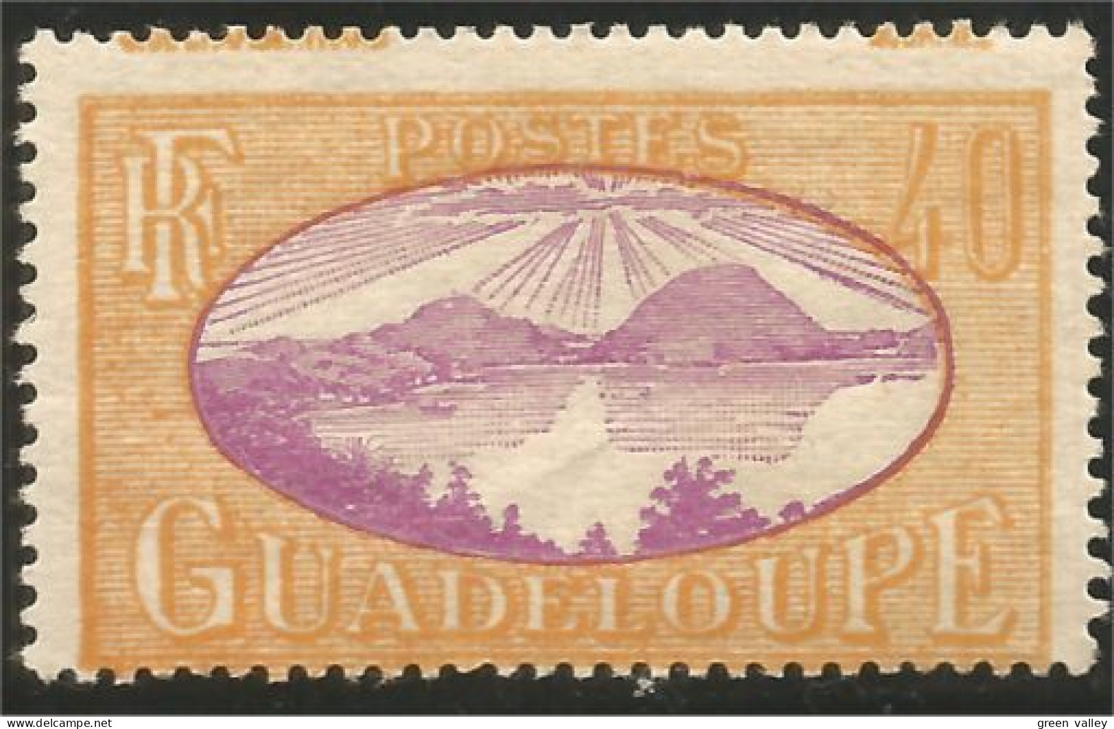 377 Guadeloupe Rade Des Saintes No Gum (f3-GUA-53) - Ungebraucht