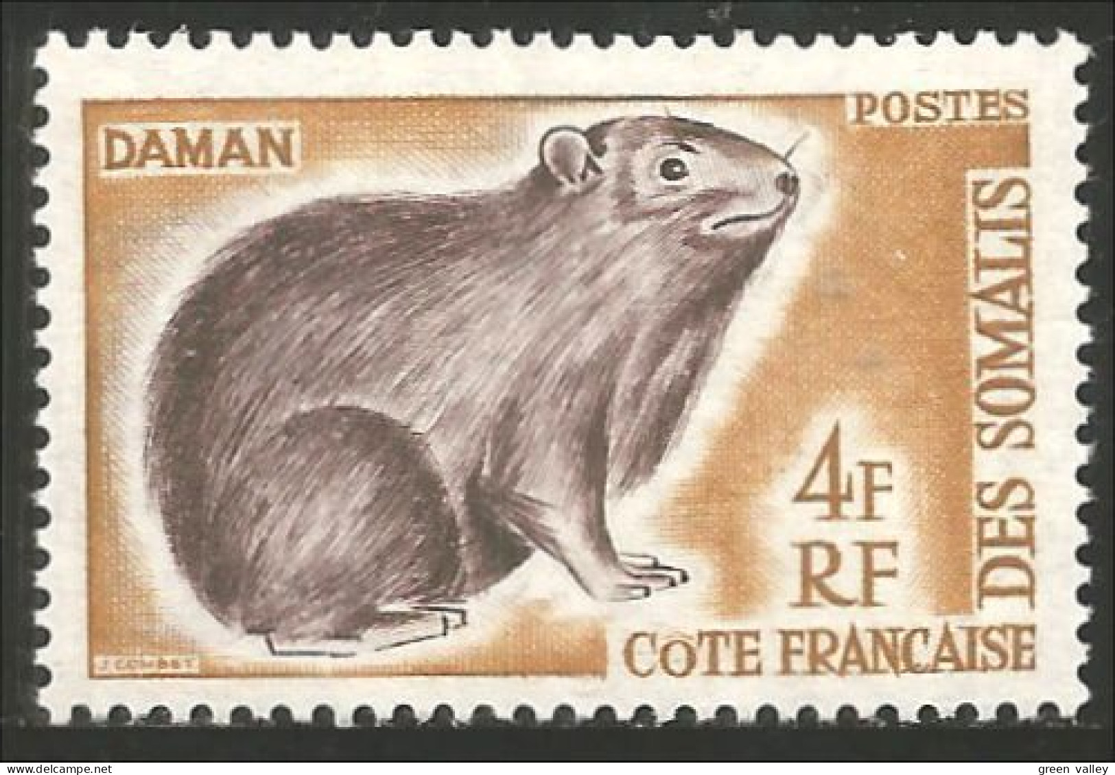 375 Cote Des Somalis Daman Rongeur Rodent MNH ** Neuf (f3-CDS-49) - Nager