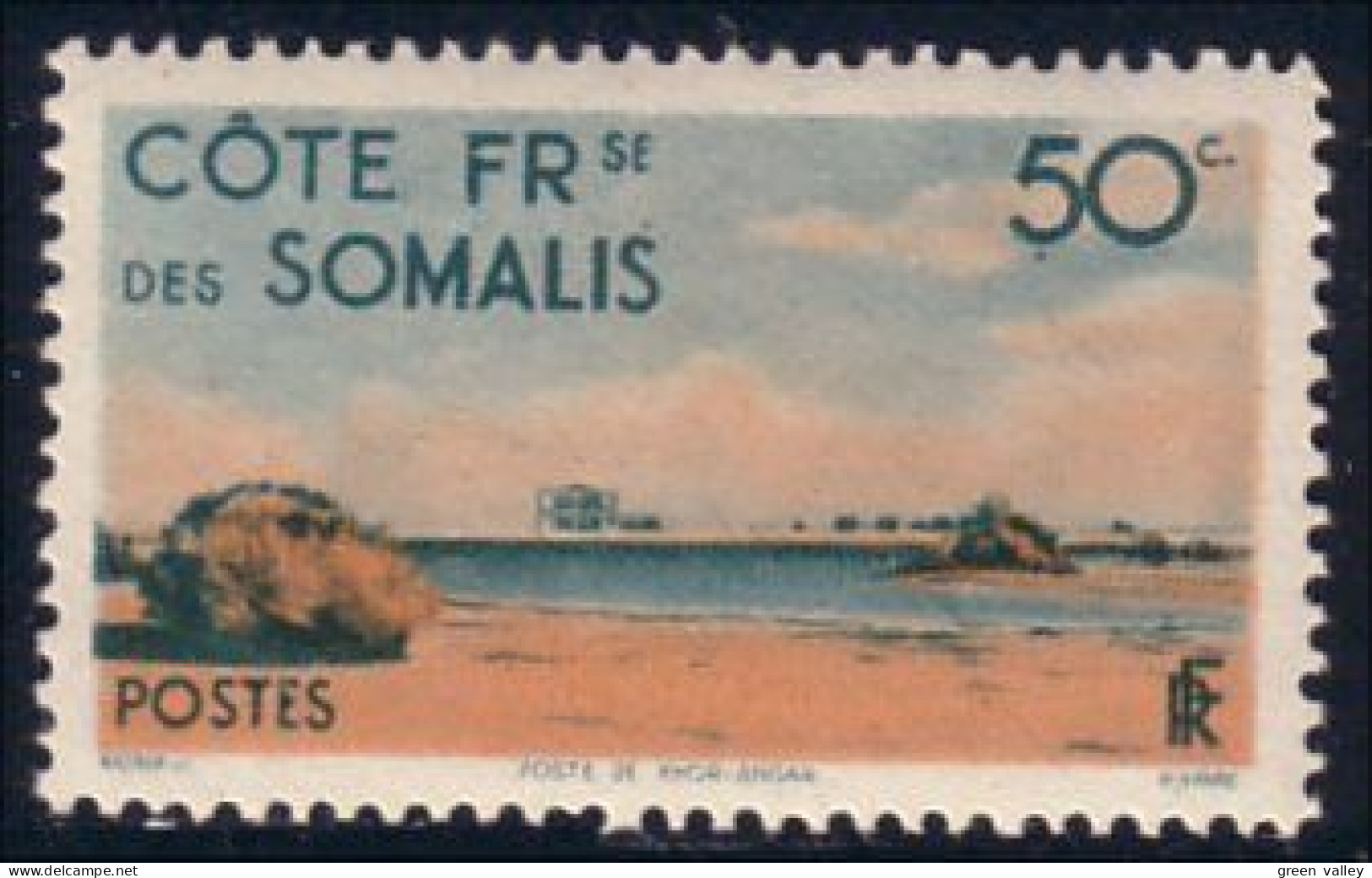 375 Cote Des Somalis Desert 50c MH * Neuf (f3-CDS-21) - Neufs