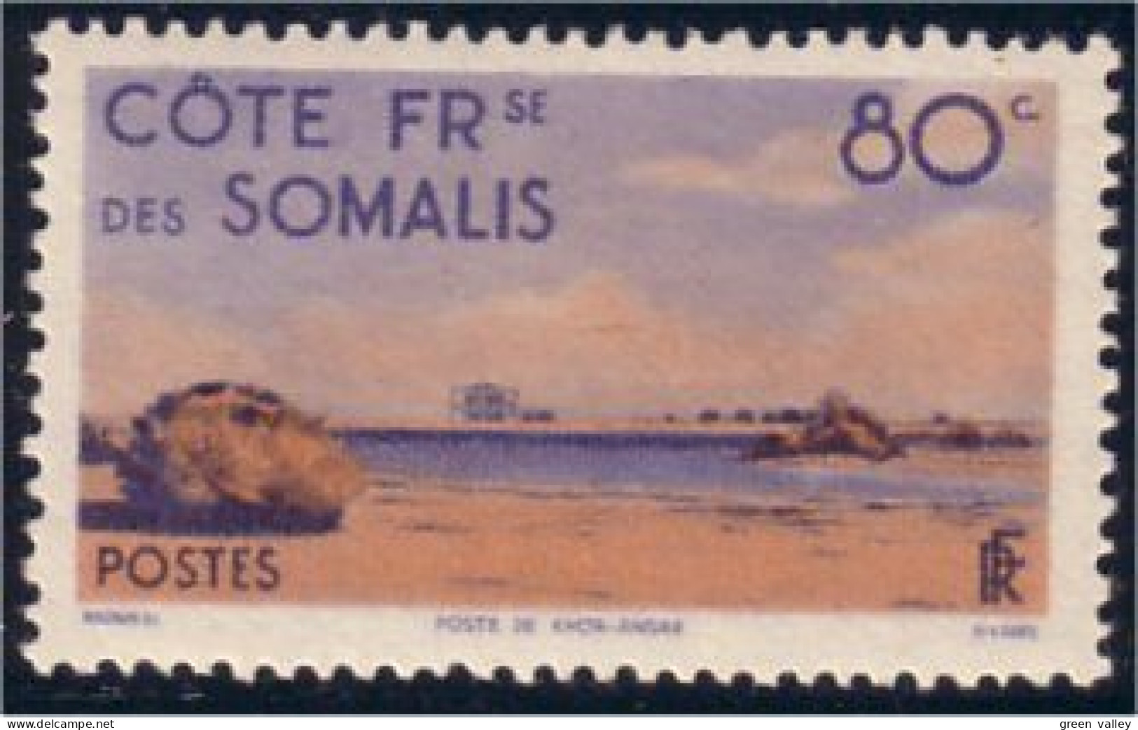 375 Cote Des Somalis Desert 80c MH * Neuf (f3-CDS-20) - Neufs