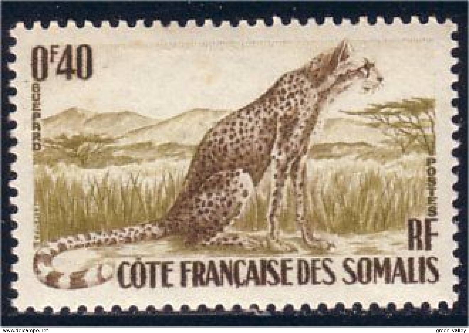 375 Cote Des Somalis Guepard Cheetah MH * Neuf (f3-CDS-17) - Neufs