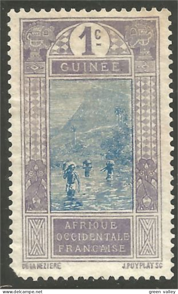 372 AOF Guinée Gué Ktimi No Gum (f3-AEF-385) - Nuevos