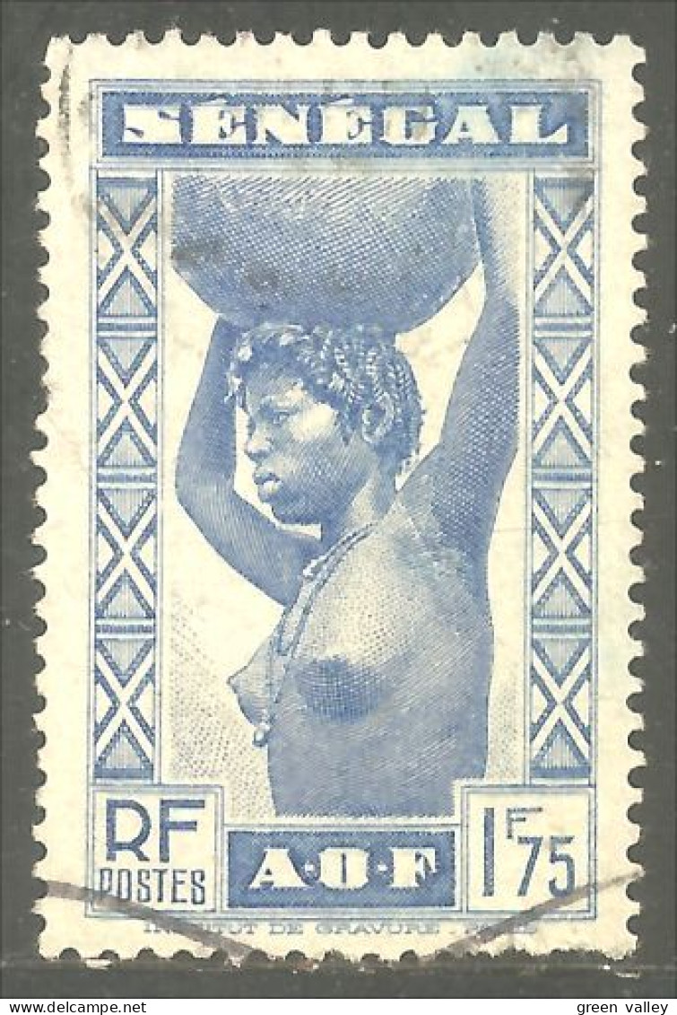 372 AOF Sénégal 1938 Femme Woman Nude Nu Nue (f3-AOF-342) - Alimentation