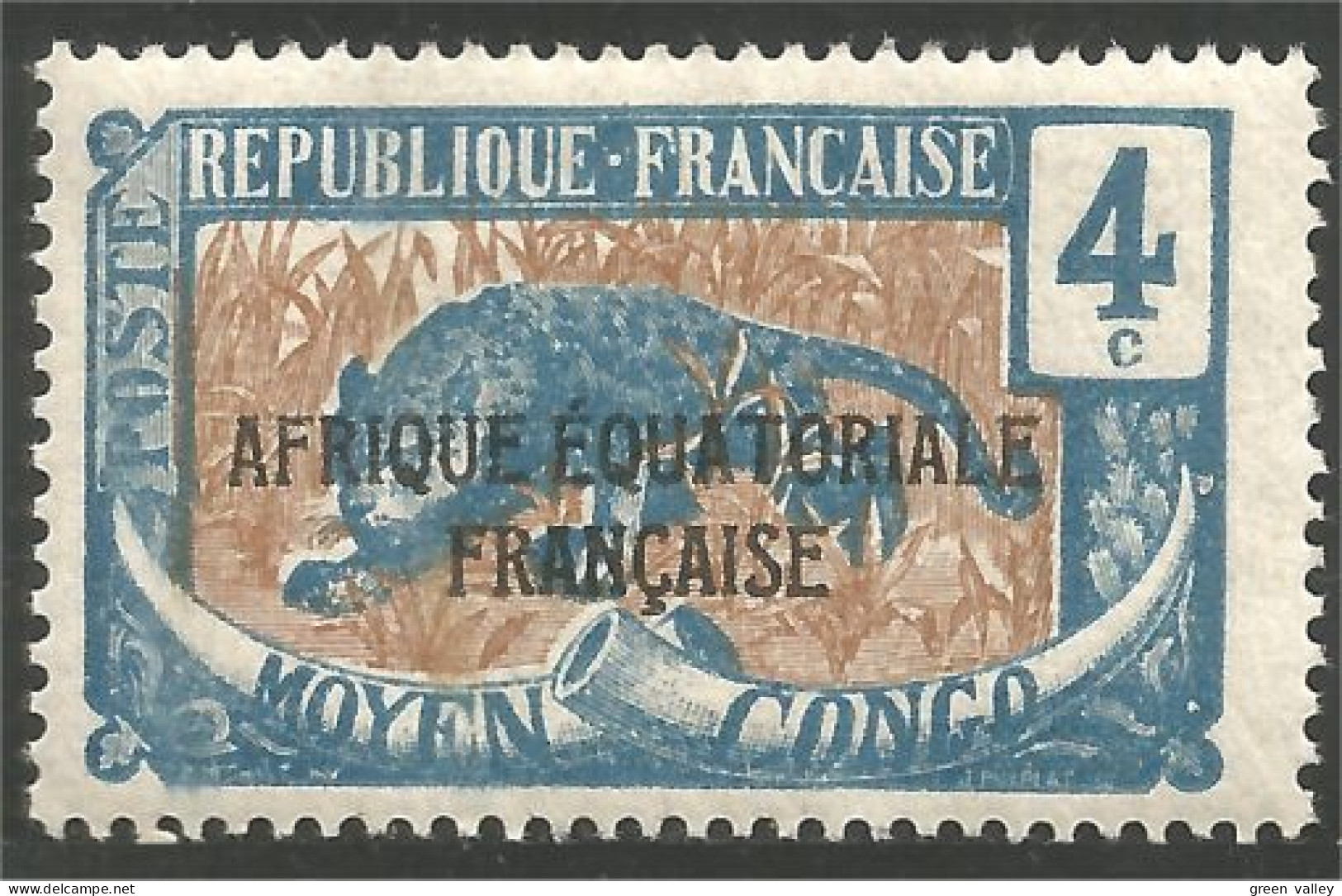 372 AEF 4c Panthère Léopard Panther Panter Pantera MNH ** Neuf (f3-AEF-246c) - Felinos