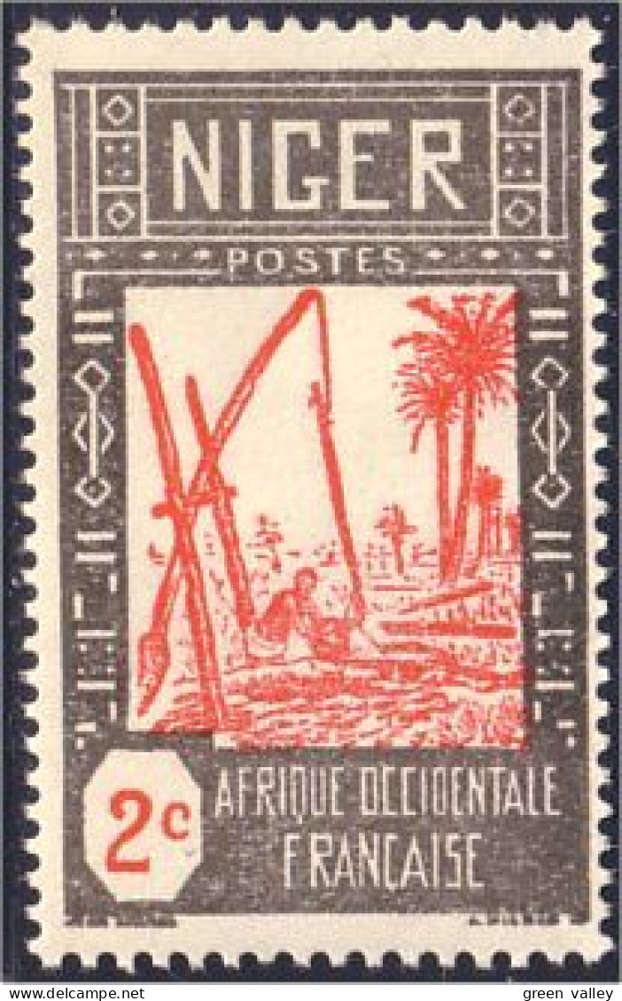 372 AOF Niger 1c Puits Eau Water Well Palmier (f3-AEF-212) - Neufs