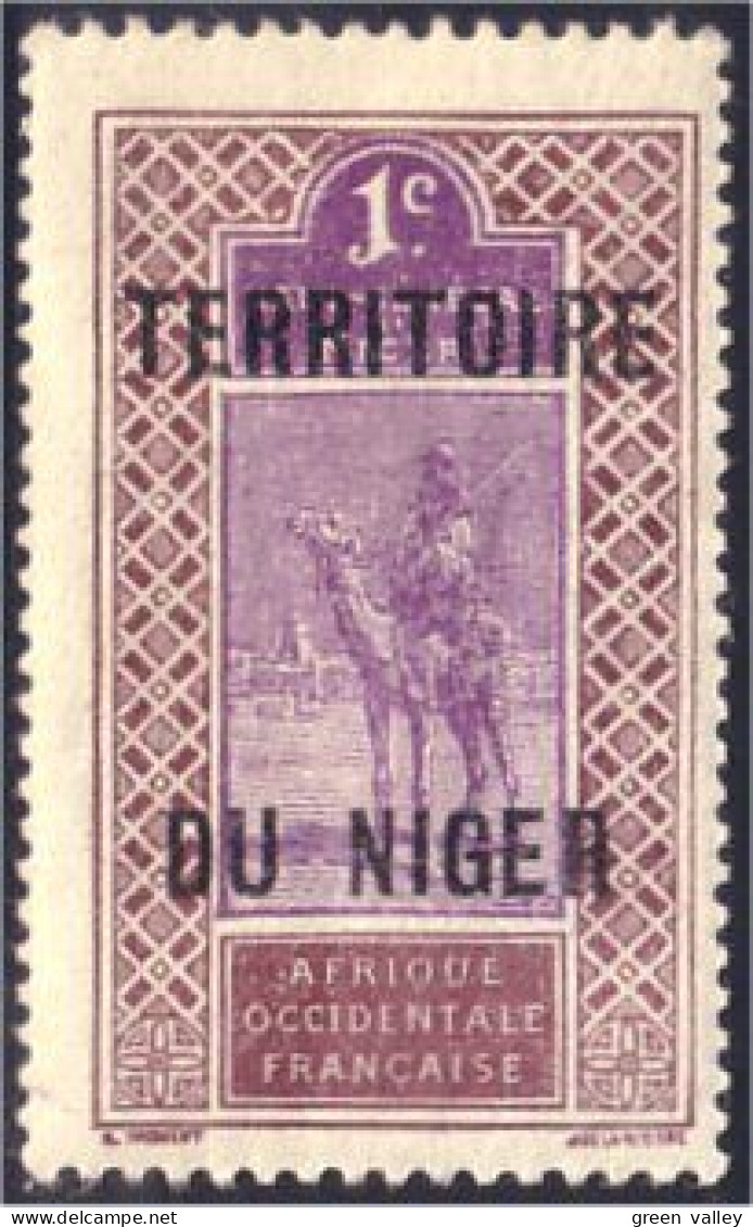 372 AOF Niger 1c Dromadaire Camel (f3-AEF-210) - Ongebruikt