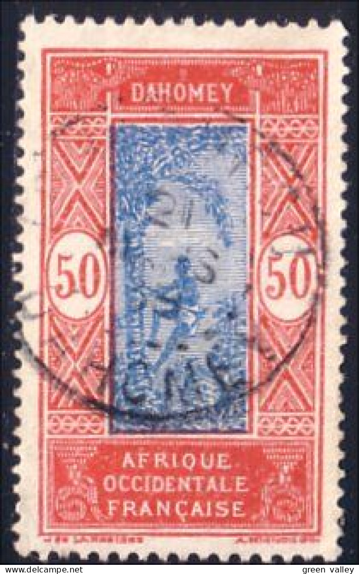 372 AOF Dahomey 50c Cocotiers Coconuts Belle Obliteration (f3-AEF-205) - Ungebraucht