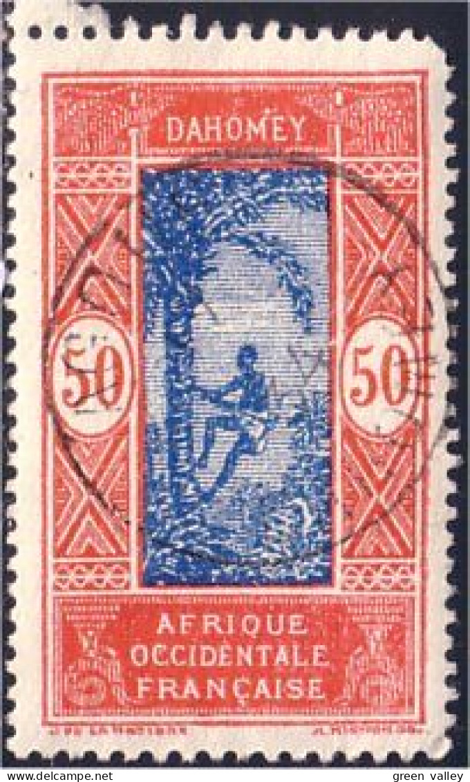 372 AOF Dahomey 50c Cocotiers Coconuts Belle Obliteration (f3-AEF-201) - Unused Stamps