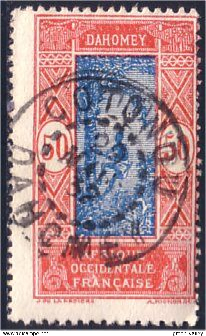 372 AOF Dahomey 50c Cocotiers Coconuts Belle Obliteration (f3-AEF-194) - Ungebraucht