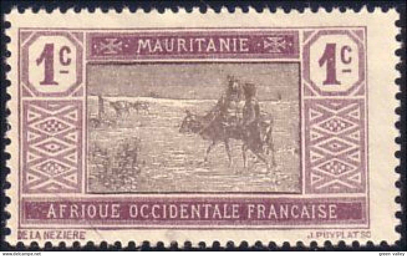 372 AOF Mauritanie (f3-AEF-209) - Unused Stamps