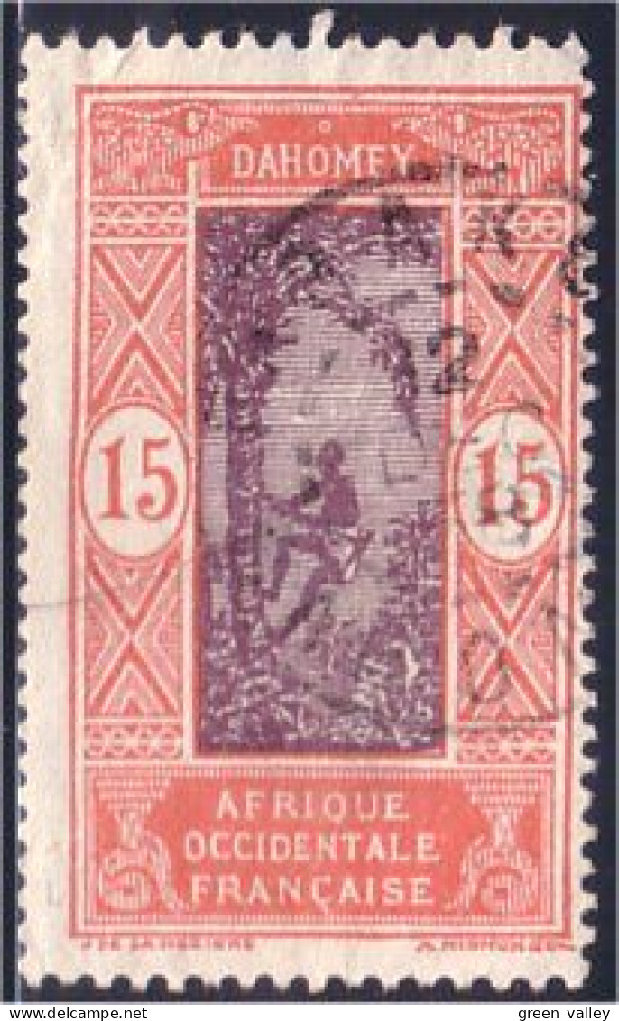 372 AOF Dahomey 15c Cocotiers Coconuts Belle Obliteration (f3-AEF-185) - Nuovi