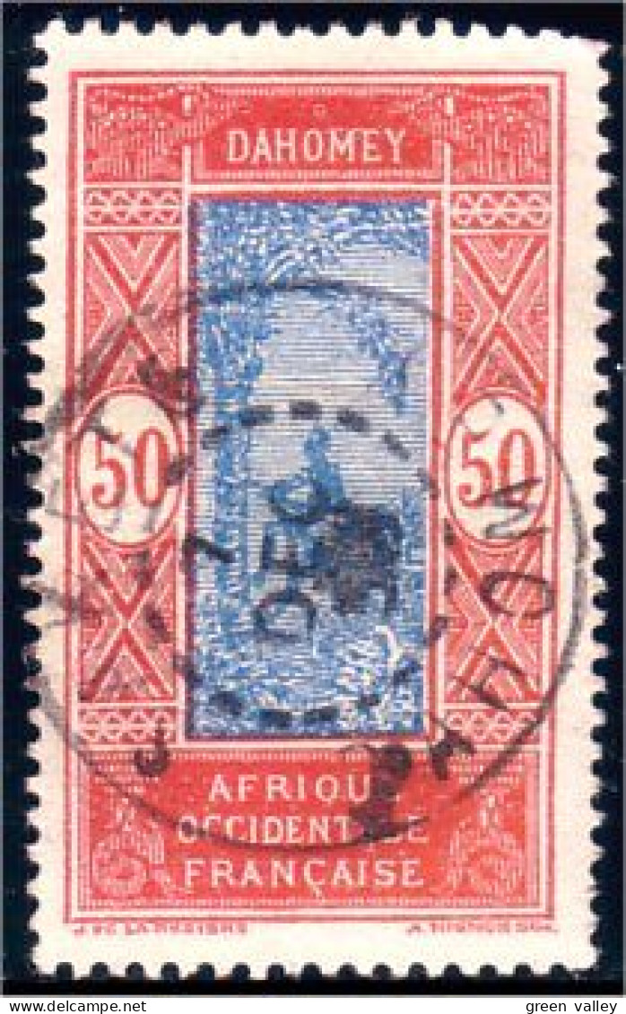 372 AOF 50c Dahomey Cocotier Tres Belle Obliteration (f3-AEF-161) - Ungebraucht