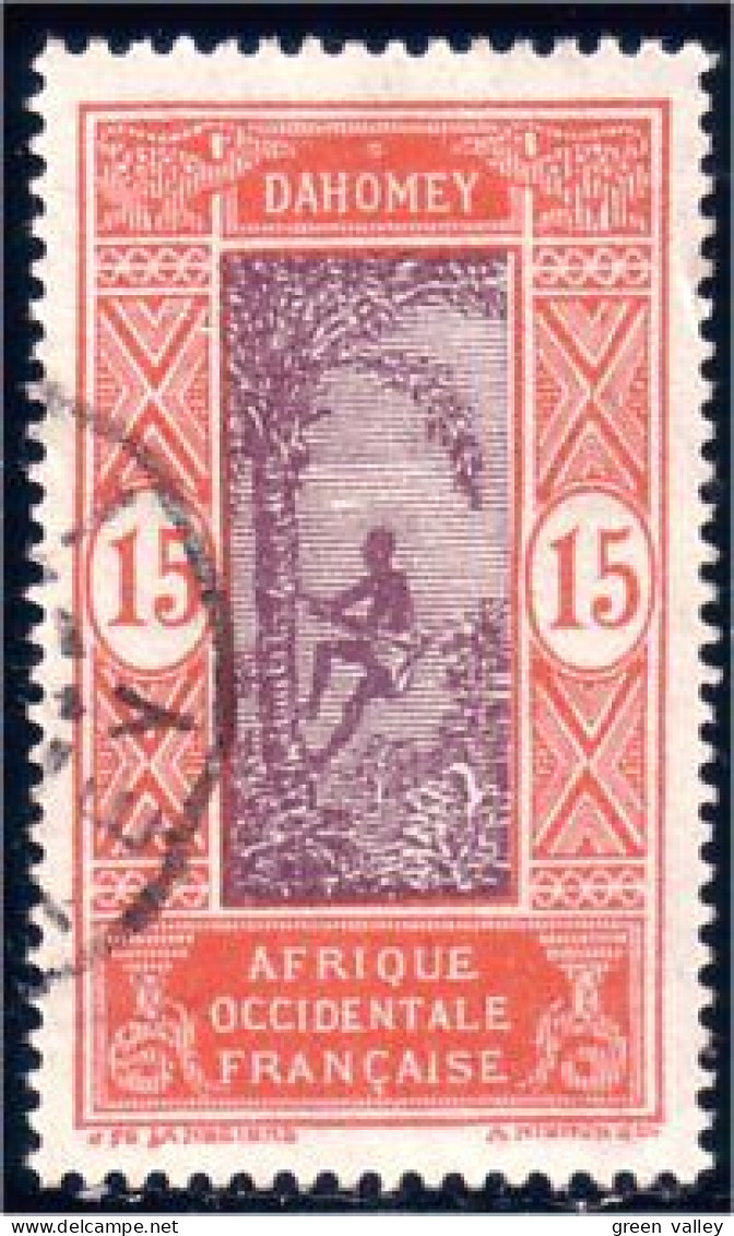 372 AOF 15c Dahomey Cocotier (f3-AEF-146) - Neufs