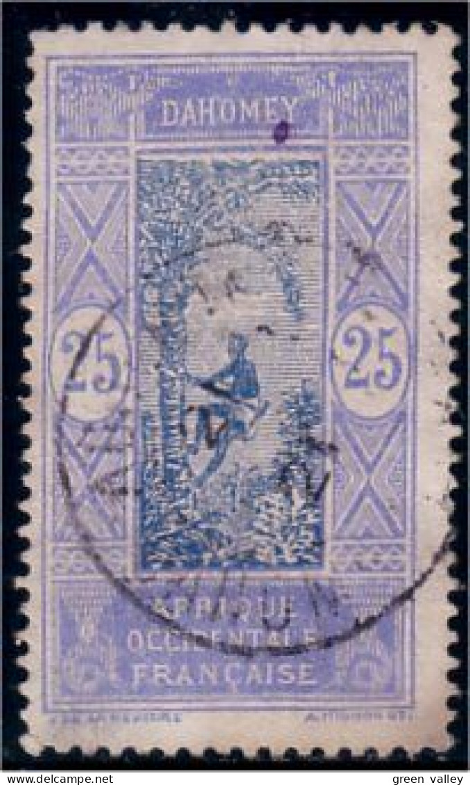 372 AOF 25c Dahomey Cocotier Tres Belle Obliteration (f3-AEF-138) - Neufs