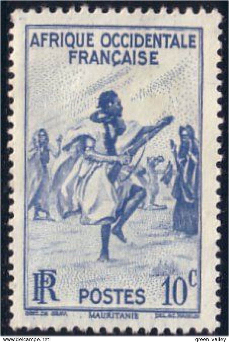 372 AOF Danseur Dancer MH * Neuf (f3-AEF-70a) - Tanz