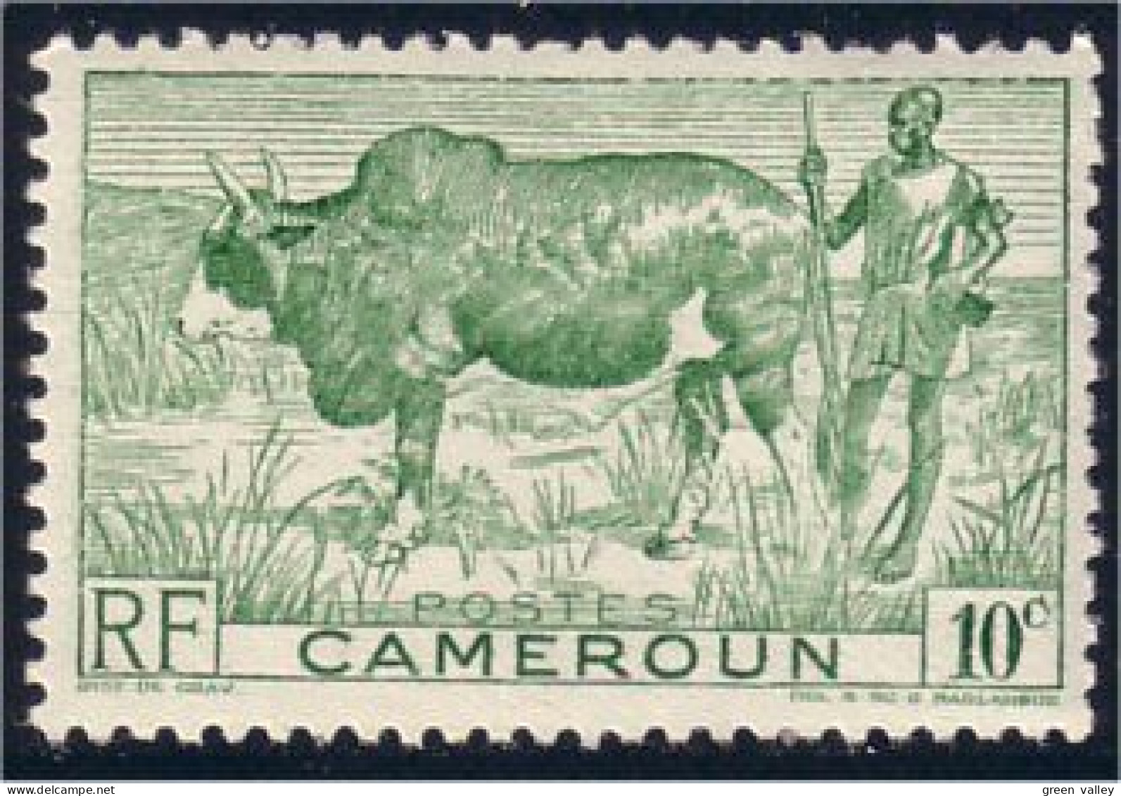 372 AEF Cameroun Zebu MNH ** Neuf (f3-AEF-25) - Agricultura