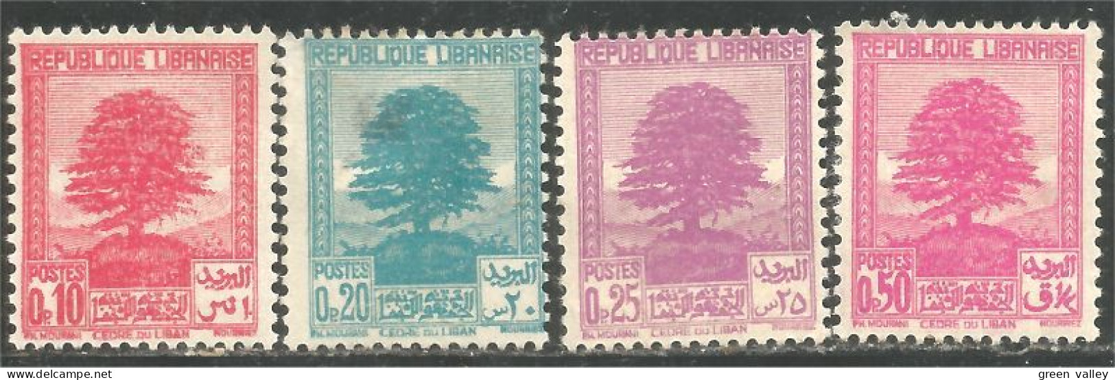 371 Grand Liban 1937-40 Arbre Cèdre Cedar Tree MH * Neuf (f3-ALA-57) - Nuevos