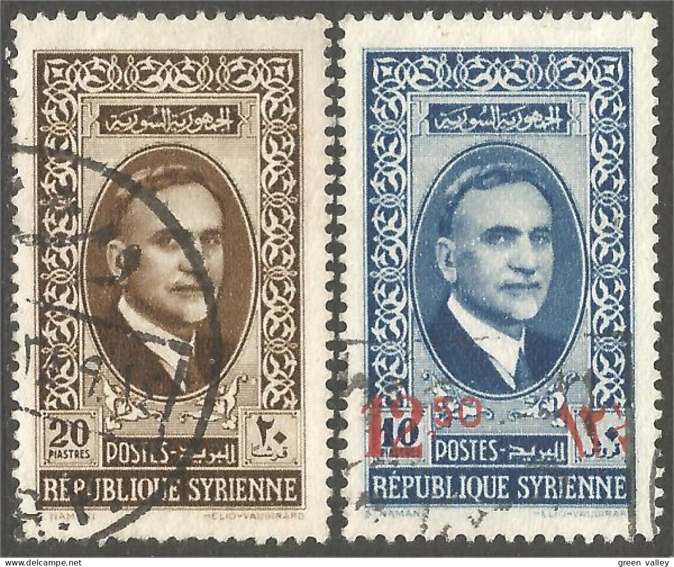 371 Syrie 1938 President Attassi (f3-ALA-27) - Used Stamps