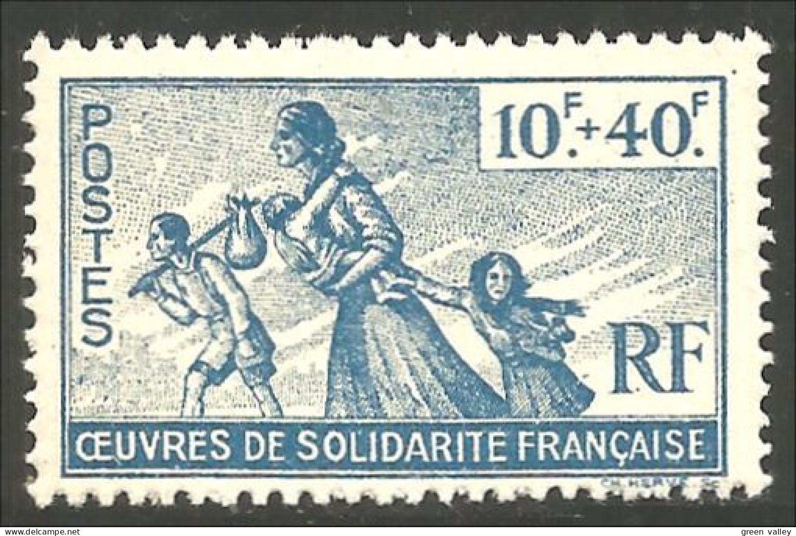 370 Colonies Françaises 1943 10f+40f Oeuvres De Solidarité Française MNH ** Neuf (f3-EG-22) - 1944 Entraide Française