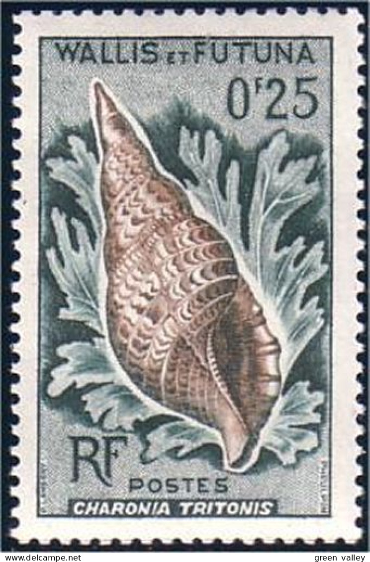 391 Wallis Futuna Coquillage Shell MLH * Neuf Légère Très Charnière (f3-WF-14) - Muscheln