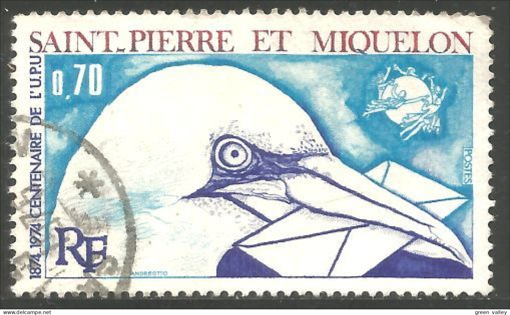 390 St-Pierre Miquelon UPU 1974 (f3-SPM-139) - U.P.U.