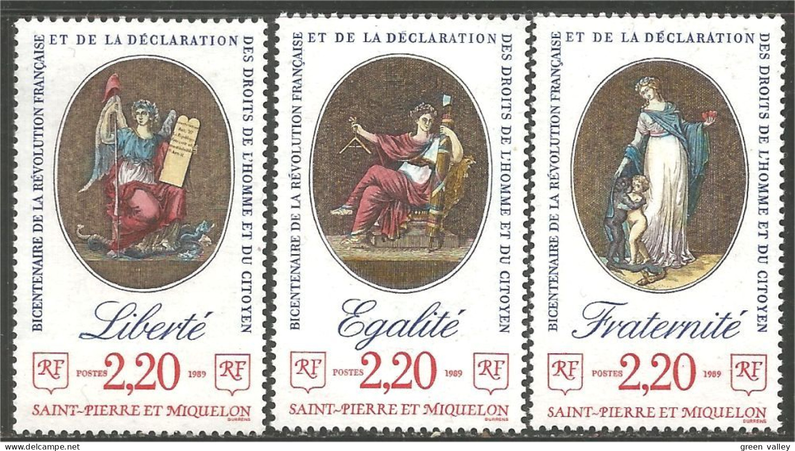 390 St-Pierre Miquelon French Révolution Française MNH ** Neuf (f3-SPM-120a) - French Revolution
