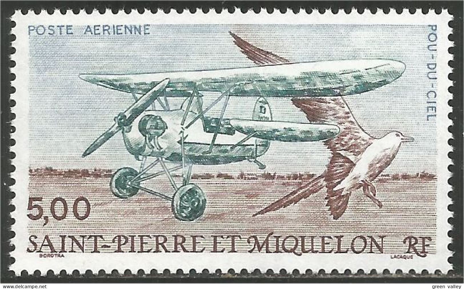 390 St-Pierre Miquelon Avion Airplane Mouette Seagull MNH ** Neuf (f3-SPM-114) - Aerei
