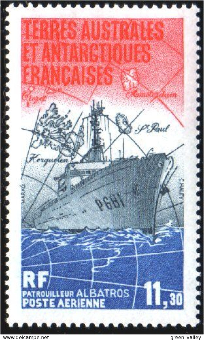 388 TAAF FSAT Bateau Ship Schiff Barco Albatros MNH ** Neuf (f3-TAF-95c) - Barche