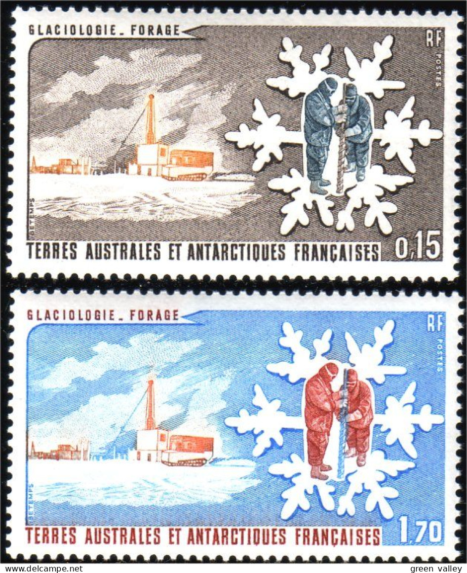 388 TAAF FSAT Glaciologie Glacier Glaciology MNH ** Neuf (f3-TAF-37f) - Sonstige & Ohne Zuordnung