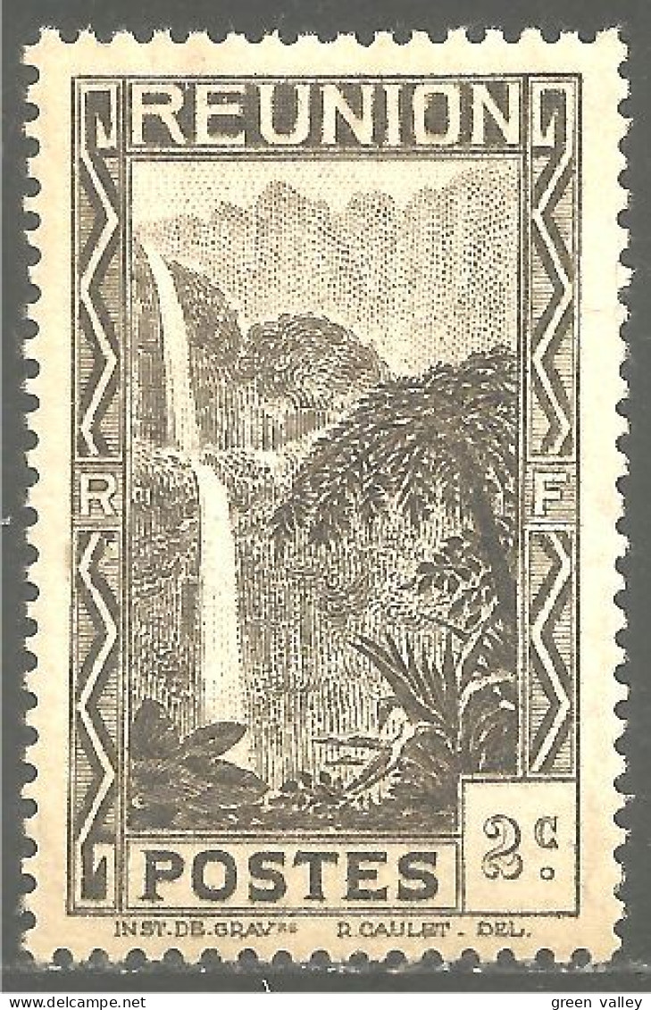 387 Réunion 2c Cascade Waterfall Salazie MNH ** Neuf (f3-REU-96b) - Neufs