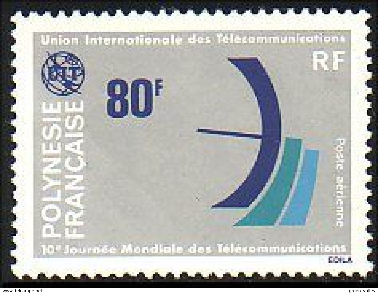 386 Polynesie Telecommunications Sans Gomme No Gum (f3-POL-11) - Telecom