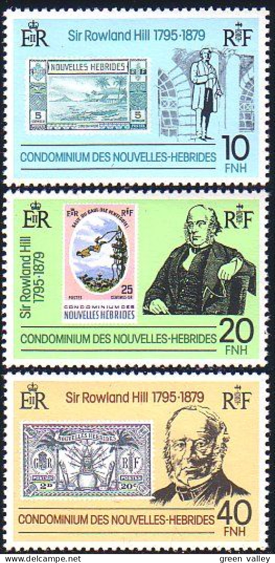 384 New-Hebrides Rowland Hill MNH ** Neuf (f3-NH-9b) - Unused Stamps