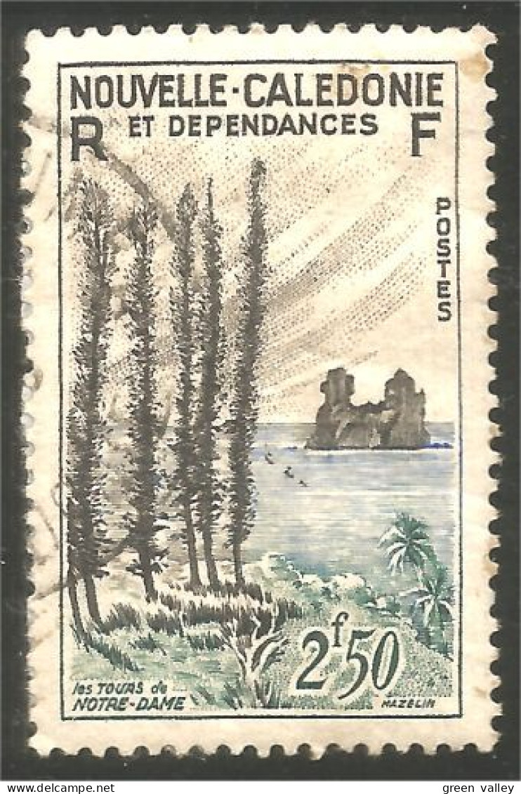 383 Nouvelle Calédonie 1955 Tours Notre-Dame Hienghène (f3-NC-54) - Unused Stamps