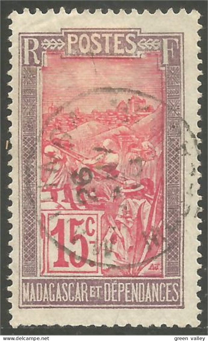 382 Madagascar 1908 Transport Filanzane (f3-MDG-39) - Altri & Non Classificati