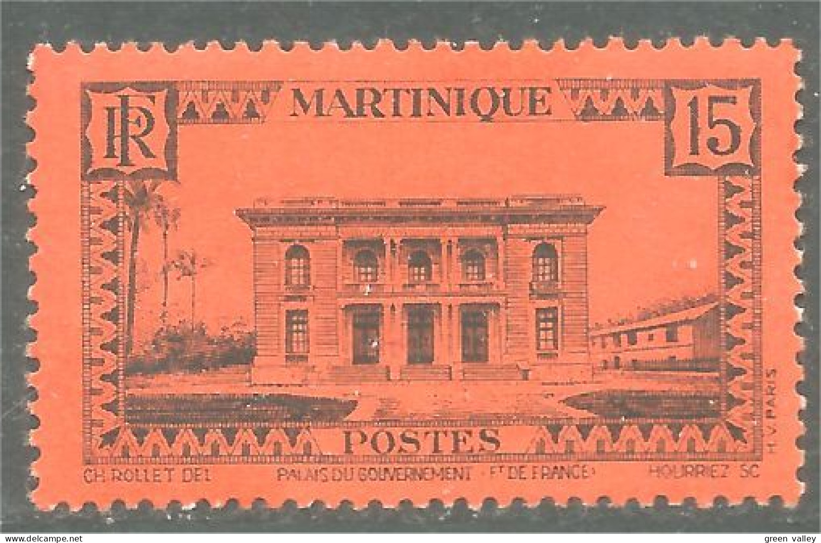 381 Martinique Hotel Du Gouverneur Fort De France MH * Neuf (f3-MAR-15) - Altri & Non Classificati