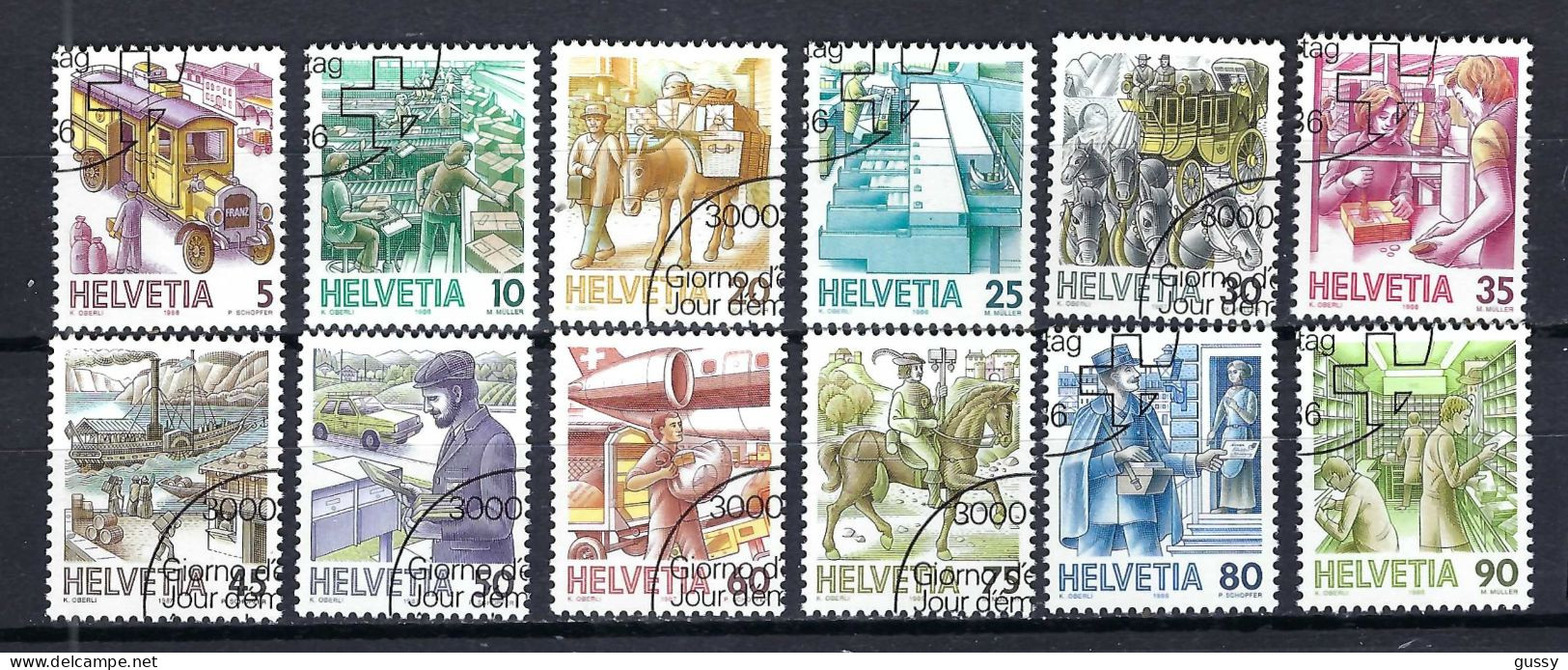 SUISSE 1987: Lot D'oblitérés - Used Stamps