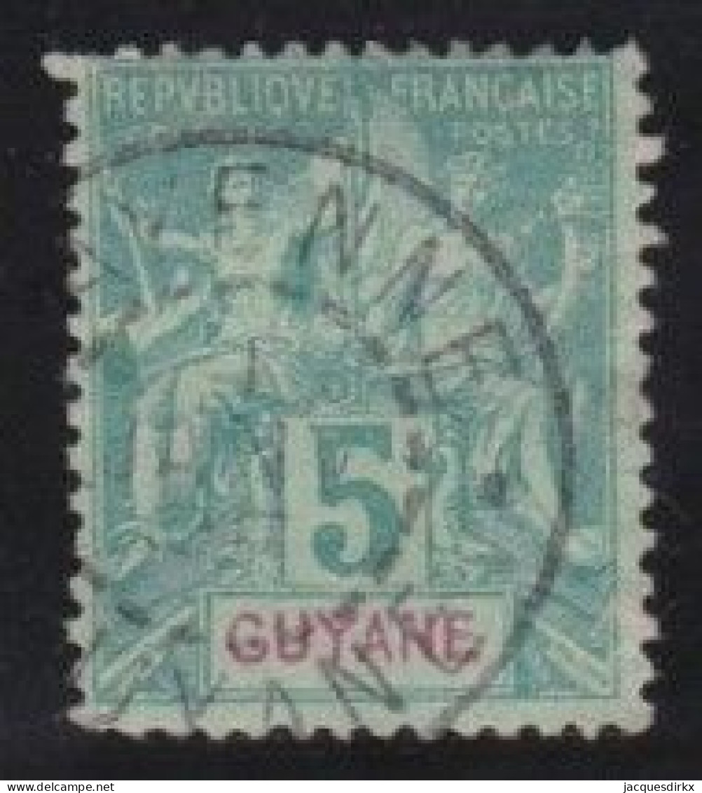 Guyane   .  Y&T   .    33  .    O   .    Oblitéré - Oblitérés