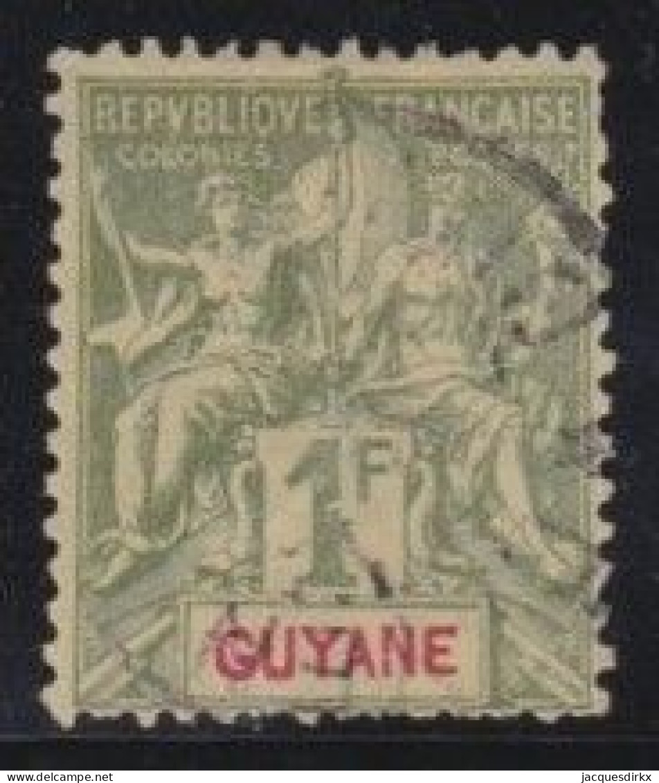 Guyane   .  Y&T   .    42    .    O   .    Oblitéré - Gebruikt