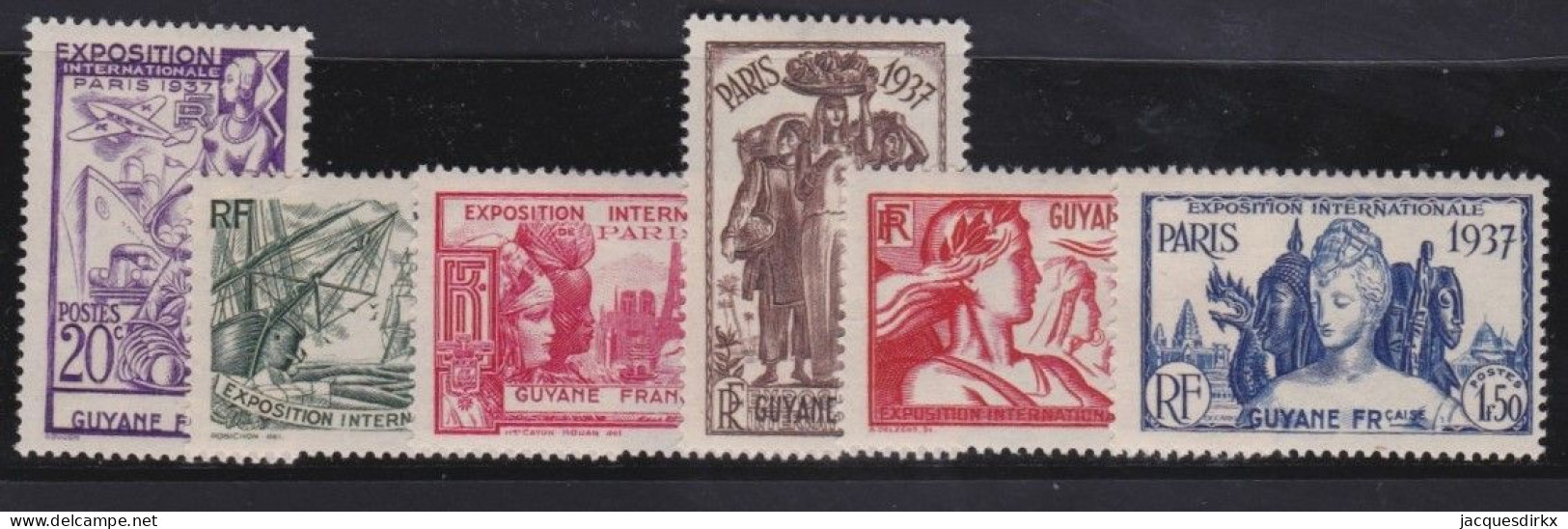 Guyane   .  Y&T   .    143/148  .      *   .    Neuf Avec Gomme - Unused Stamps