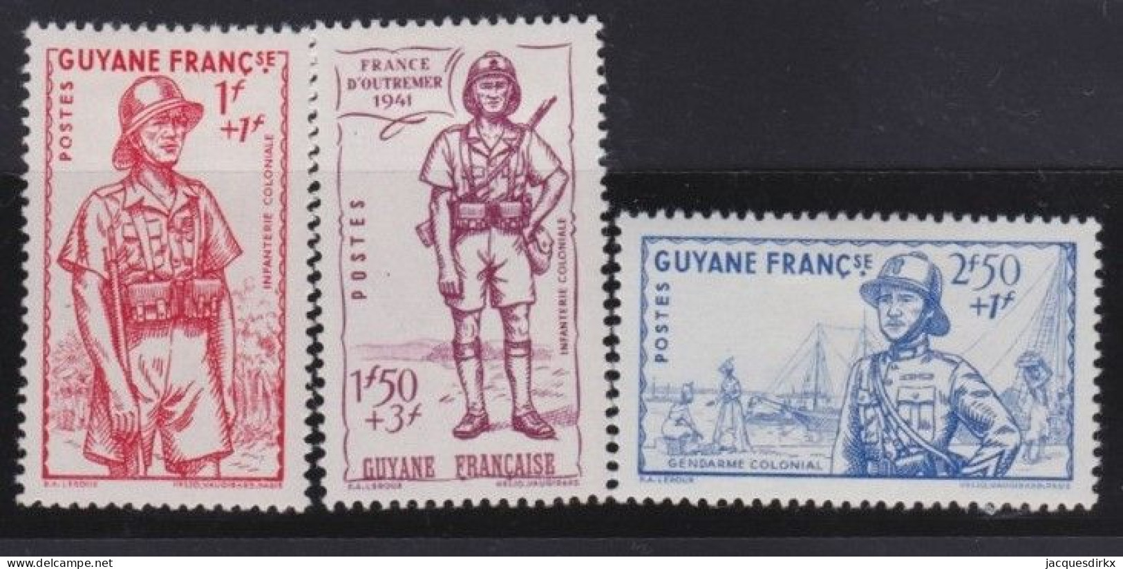 Guyane   .  Y&T   .    169/171   .      *   .    Neuf Avec Gomme - Ongebruikt