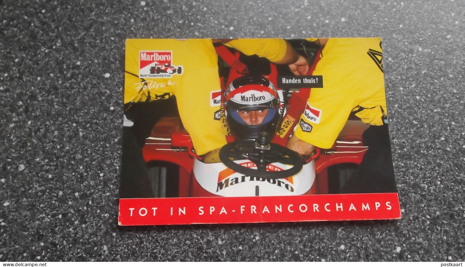 SPA - FRANCORCHAMPS (kreuk In Het Midden !!!) - Grand Prix / F1