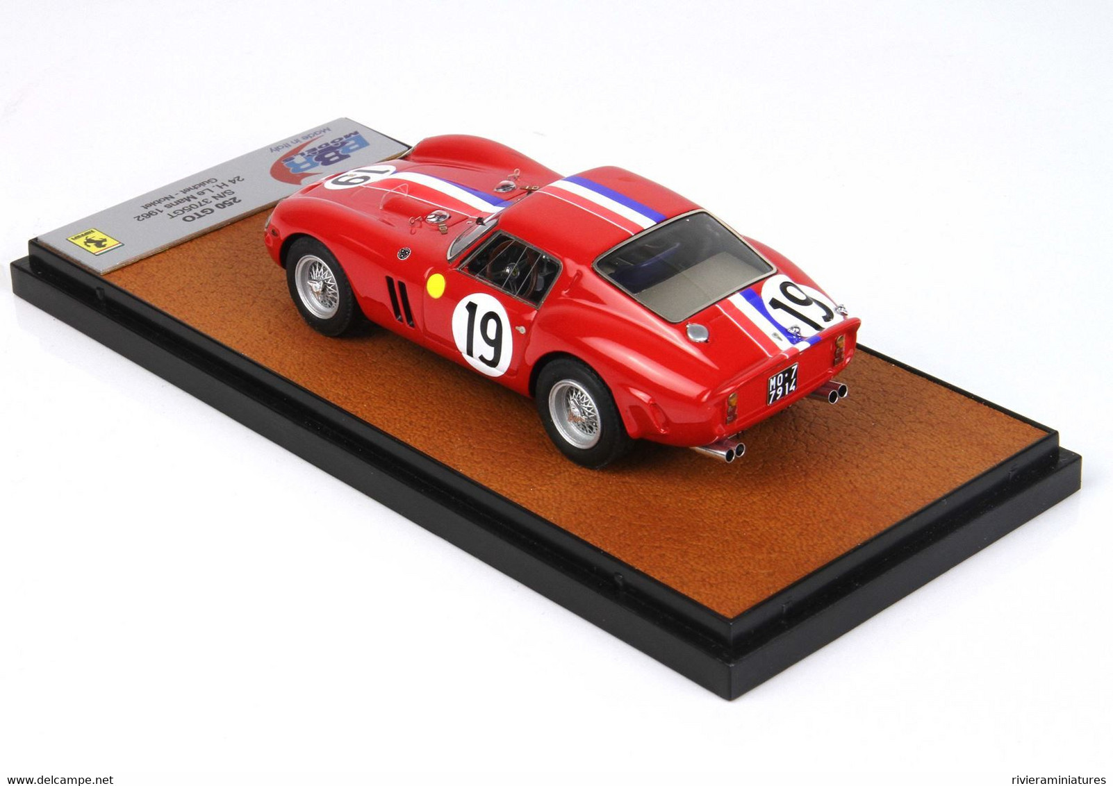 BBR - FERRARI 250 GTO - #19 24 Heures Du Mans 1962 - BBR 260 - 1/43 - BBR