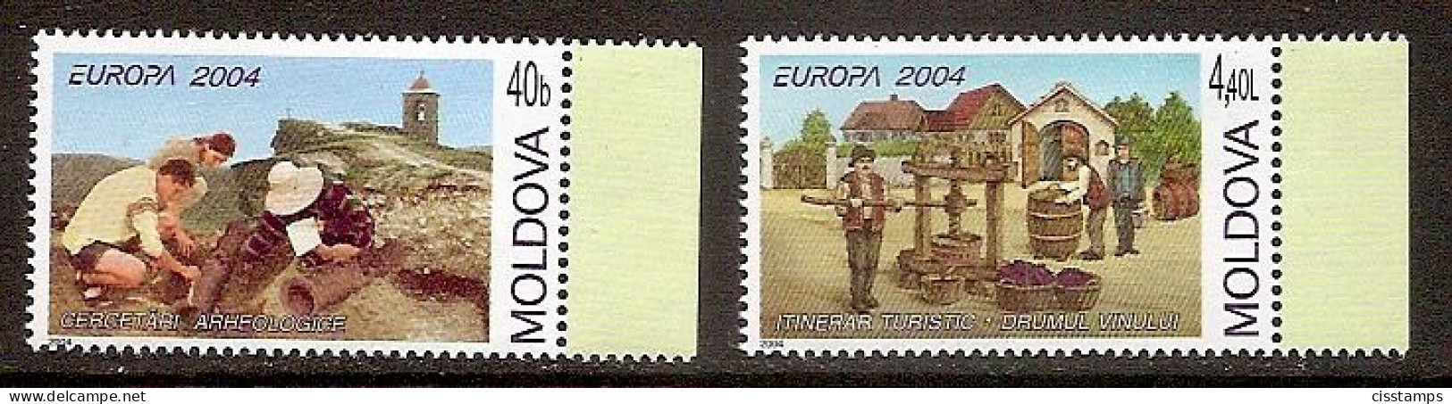 MOLDOVA 2004●EUROPA  Archeology●Wine Making●●Archäologie●Weinbau /Mi487-88 MNH - 2004